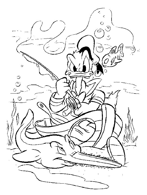 Kids-n-fun.com | Coloring page Donald Duck Donald Duck