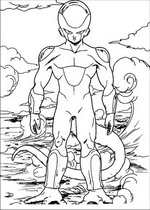 coloring page Dragon Ball Z
