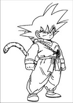 coloring page Dragon Ball Z