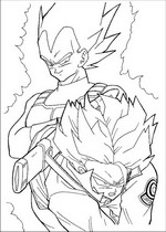 coloring page Dragon Ball Z