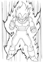 coloring page Dragon Ball Z