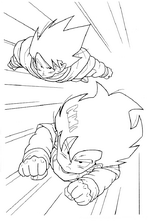 coloring page Dragon Ball Z