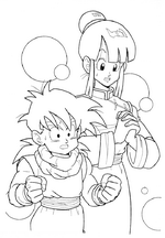 coloring page Dragon Ball Z