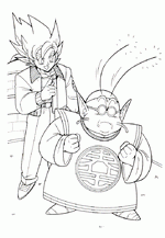coloring page Dragon Ball Z