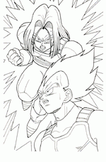 coloring page Dragon Ball Z