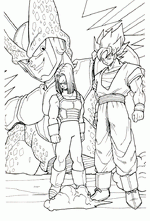 coloring page Dragon Ball Z