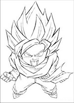 coloring page Dragon Ball Z