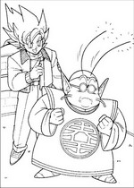 coloring page Dragon Ball Z