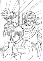 coloring page Dragon Ball Z