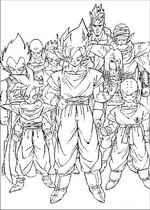 coloring page Dragon Ball Z