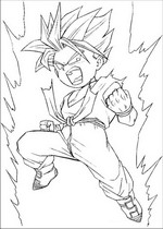 coloring page Dragon Ball Z