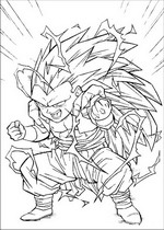 coloring page Dragon Ball Z
