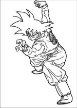 coloring page Dragon Ball Z