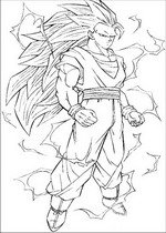 coloring page Dragon Ball Z