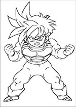 coloring page Dragon Ball Z