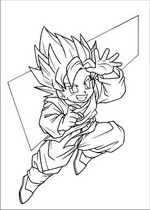 coloring page Dragon Ball Z