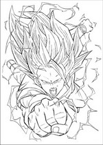 coloring page Dragon Ball Z