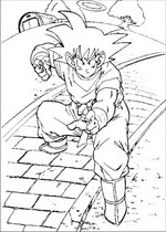 coloring page Dragon Ball Z