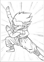 coloring page Dragon Ball Z
