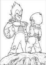 coloring page Dragon Ball Z