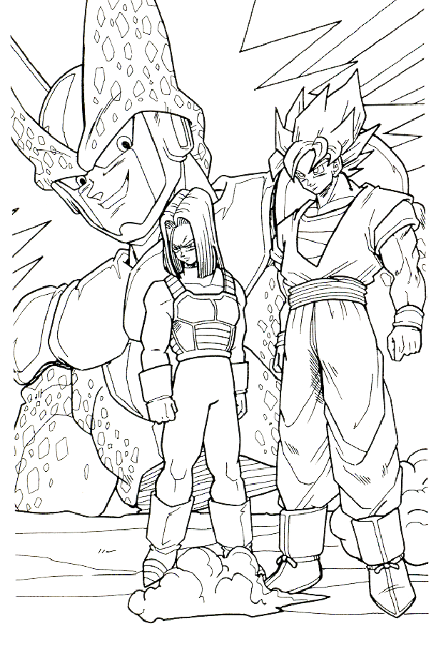 Kids-n-fun.com | Coloring page Dragon Ball Z Dragon Ball Z