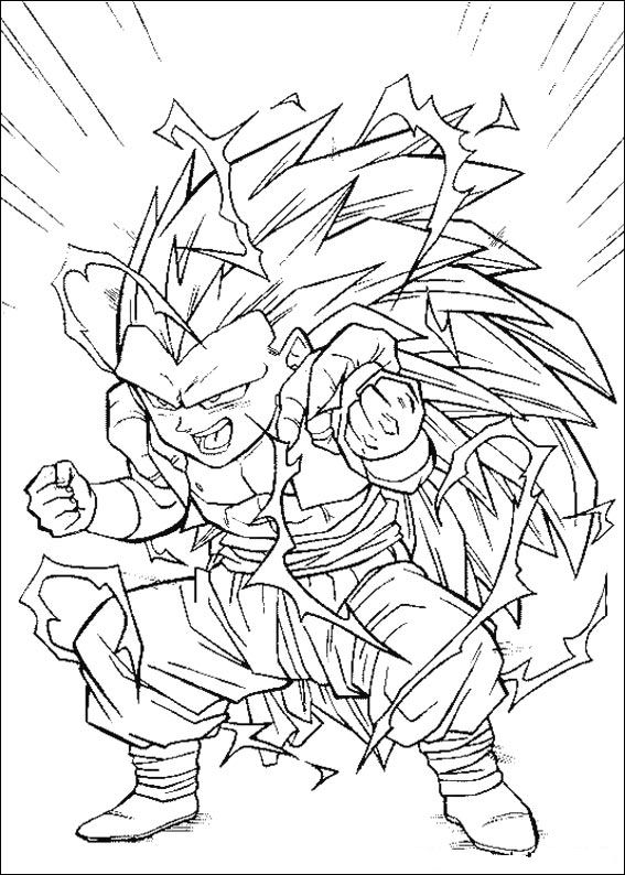 Kids-n-fun.com | 55 coloring pages of Dragon Ball Z