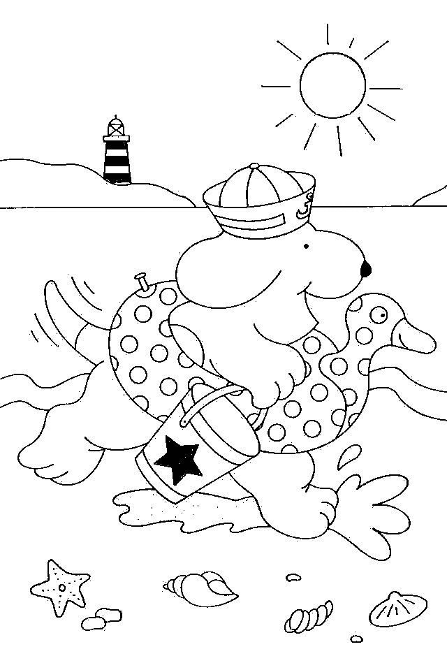 Kids n fun.com   37 coloring pages of Summer