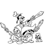 Kids-n-fun | 15 coloring pages of Three Musketeers
