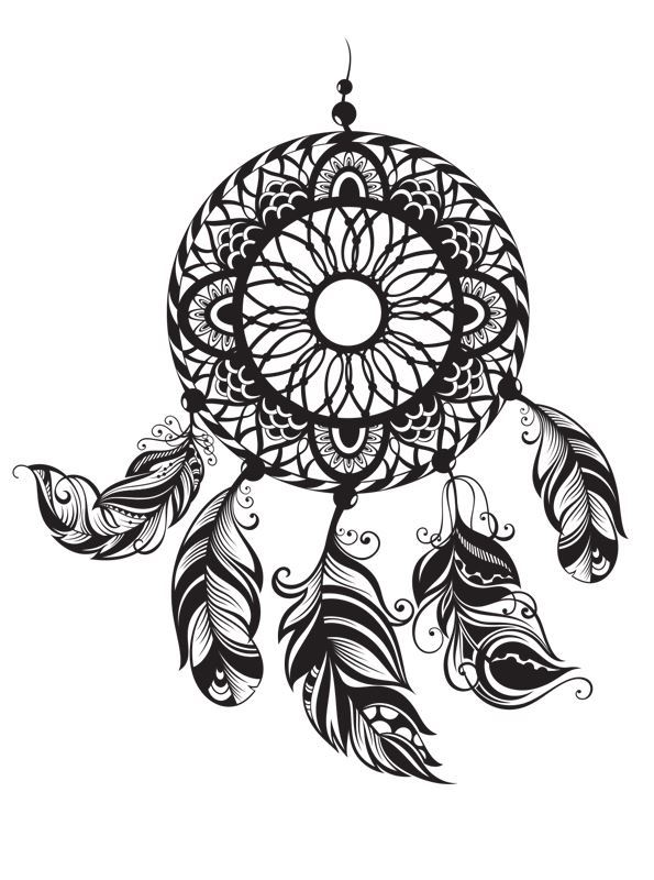 Kids-n-fun.com | 16 coloring pages of Dreamcatchers