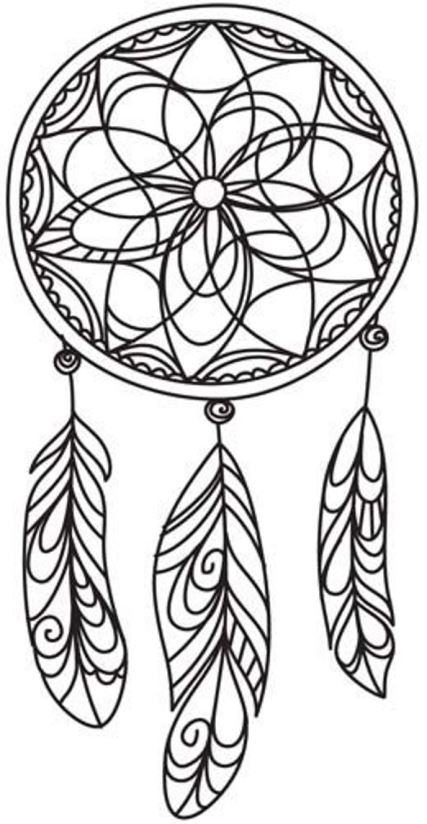 kids-n-fun-16-coloring-pages-of-dreamcatchers