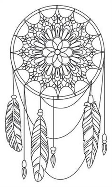 Kids-n-fun.com | 16 coloring pages of Dreamcatchers