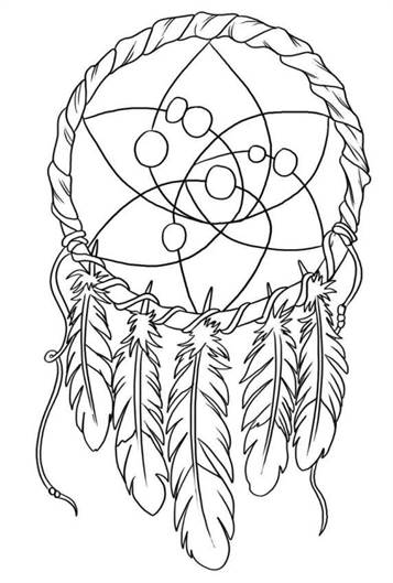 Kids-n-fun.com | 16 coloring pages of Dreamcatchers