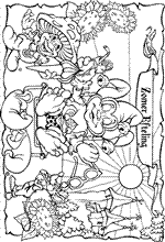 coloring page Efteling