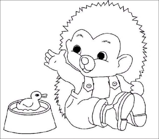Kids-n-fun.com | 32 coloring pages of Hedgehogs
