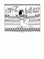 coloring page Egypt