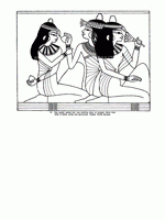 coloring page Egypt