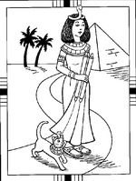 coloring page Egypt