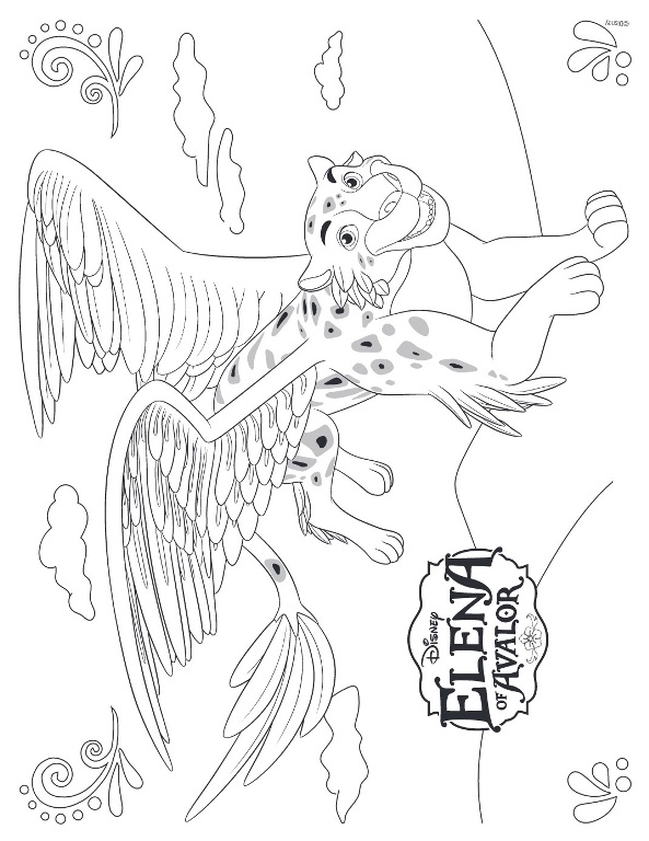 Kids-n-fun.com | 44 coloring pages of Elena of Avalor