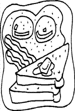 Kids-n-fun | 56 coloring pages of Food