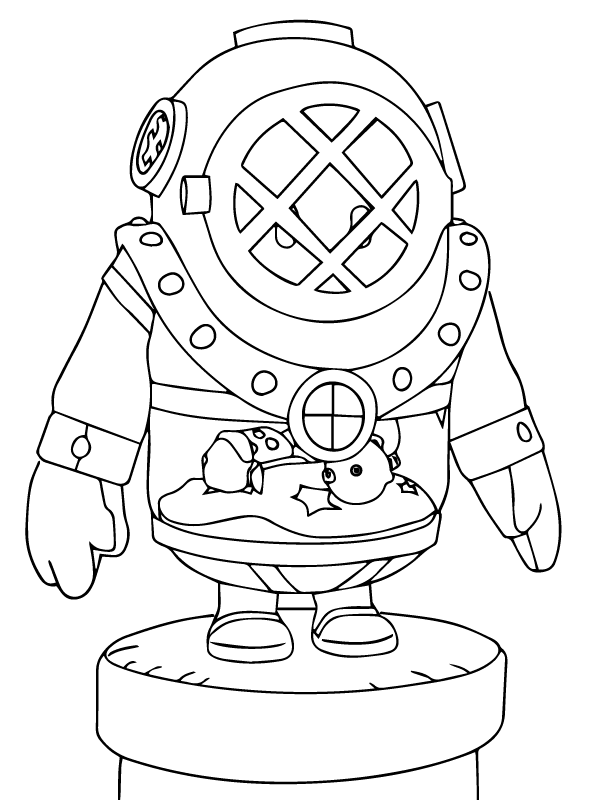 Kids-n-fun.com | Coloring page Fall Guys Ultimate knockout diver