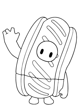 Kids-n-fun.com | 20 coloring pages of Fall Guys Ultimate ...