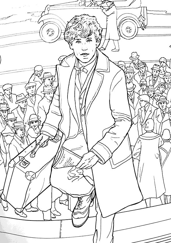 Kids-n-fun.com | Coloring page Fantastic Beasts and Where to Find Them