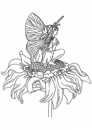 Kids-n-fun.com | 20 coloring pages of fairies