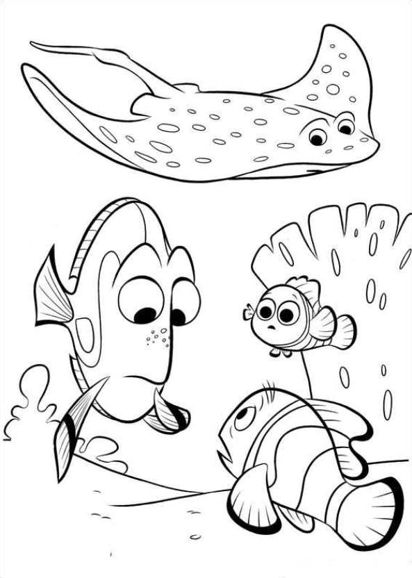 Kids-n-fun.com | 16 coloring pages of Finding Dory
