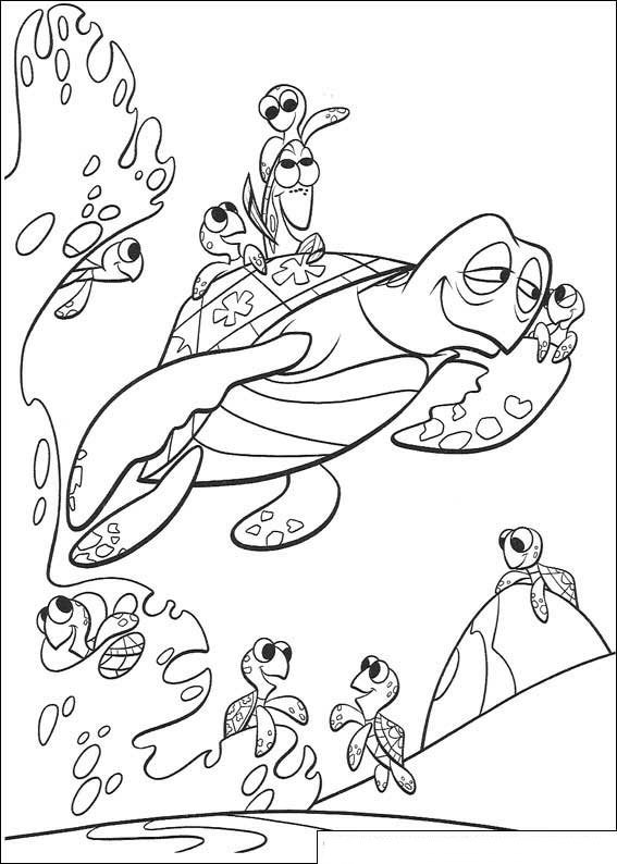 Kids-n-fun.com | Coloring page Finding Nemo (movie) Finding Nemo