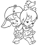 coloring page Flintstones