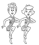 coloring page Flintstones