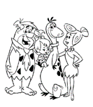 coloring page Flintstones