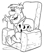 coloring page Flintstones