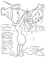 coloring page Flintstones